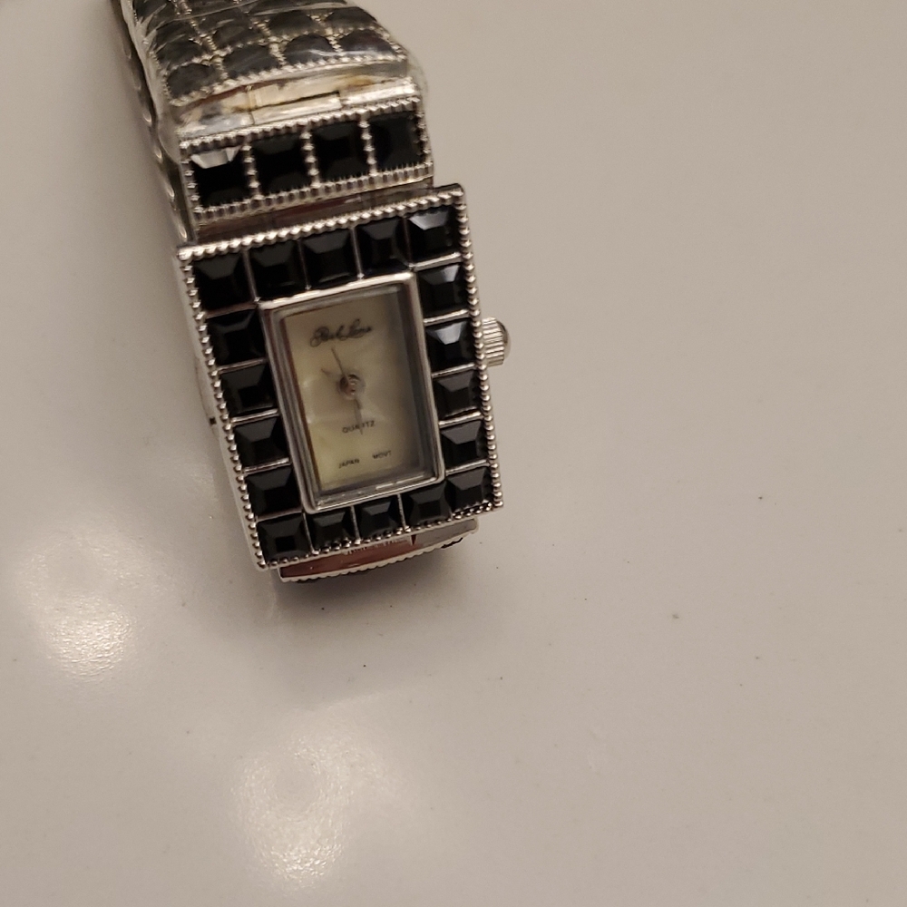 Jewels Checkmate Crystal Watch By Park Lane - Picture 3 of 6